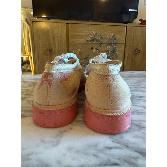 Vivienne Westwood Pink Suede Brogues
